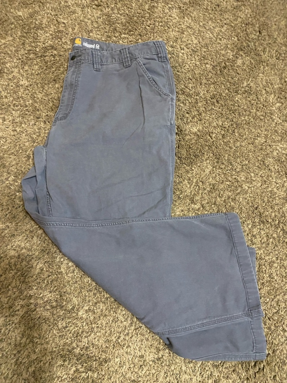 Carhartt Gray Relaxed  Fit Jeans Size 45x30